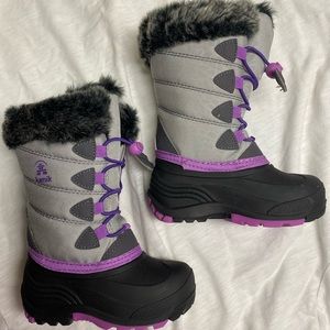 Girls winter snow boots